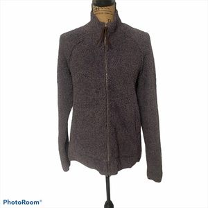 Natural reflections Sherpa zip up pockets  jacket  size large